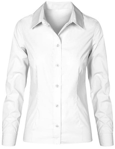 PRM-6315-Womens Poplin Shirt Long Sleeve