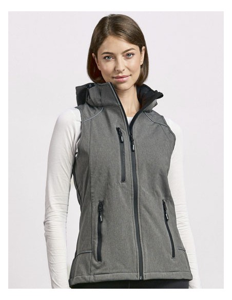 PRM-7845-Womens Softshell Vest
