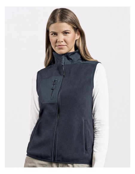 PRM-7945-Womens Canvas Fleece Vest