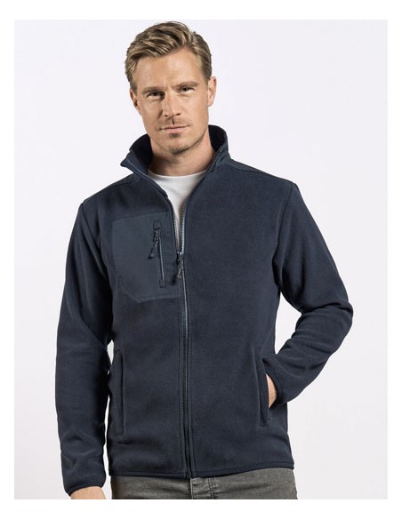PRM-7950-Mens Canvas Fleece Jacket