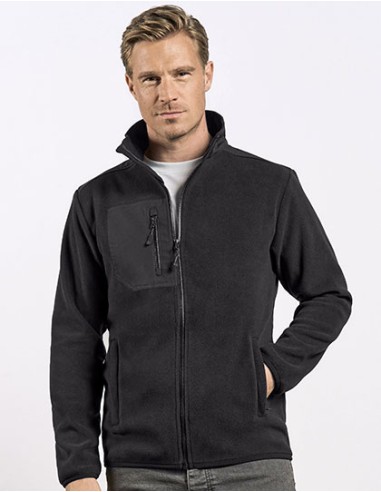 PRM-7950-Mens Canvas Fleece Jacket