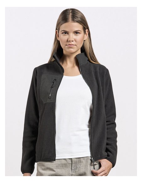 PRM-7955-Womens Canvas Fleece Jacket