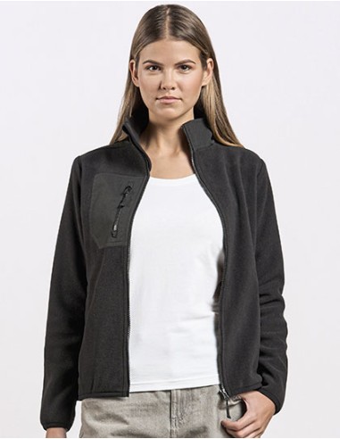 PRM-7955-Womens Canvas Fleece Jacket