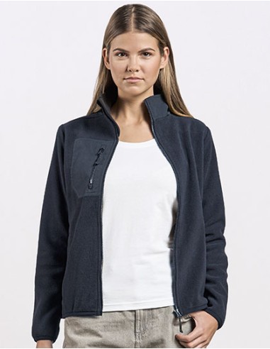 PRM-7955-Womens Canvas Fleece Jacket
