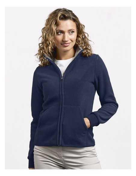 PRM-7985-Womens Double Fleece Jacket