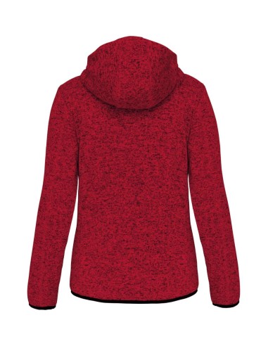 PRO-PA366-LADIES’ HEATHER HOODED JACKET