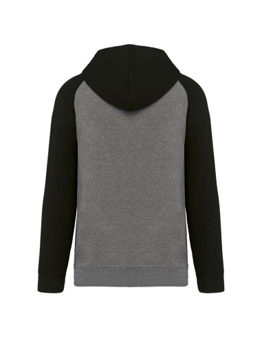 PRO-PA369-ADULT TWO-TONE HOODED SWEATSHIRT