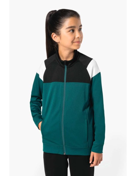 PRO-PA391-KIDS ZIPPED TRACKSUIT JACKET
