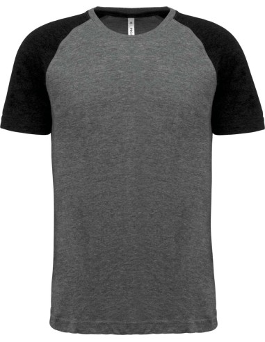 PRO-PA4010-ADULT TRIBLEND TWO-TONE SPORTS SHORT-SLEEVED T-SHIRT
