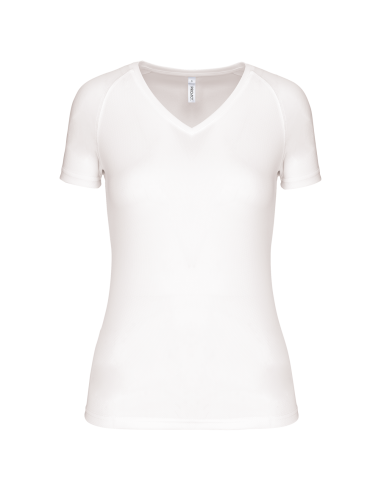 PRO-PA477-LADIES’ V-NECK SHORT-SLEEVED SPORTS T-SHIRT