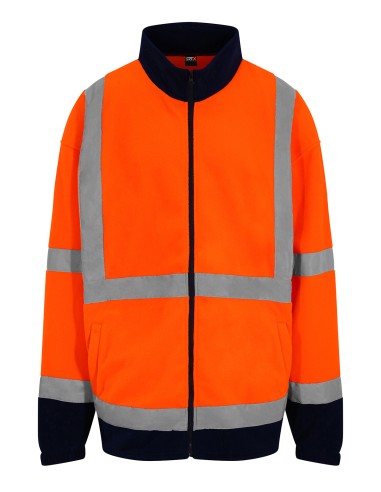 PRR-RX750-Polaire zippé à visibilité renforcée