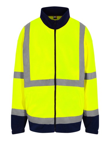 PRR-RX750-Polaire zippé à visibilité renforcée