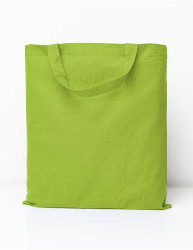 PRI-XT002-Cotton Bag Colored Short Handles