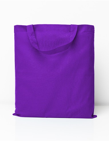 PRI-XT002-Cotton Bag Colored Short Handles
