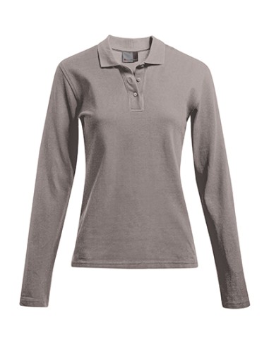 PRM-4605-Womens Heavy Polo Long Sleeve