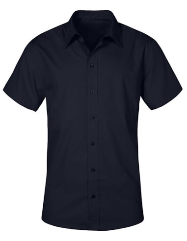 PRM-6300-Mens Poplin Shirt Short Sleeve