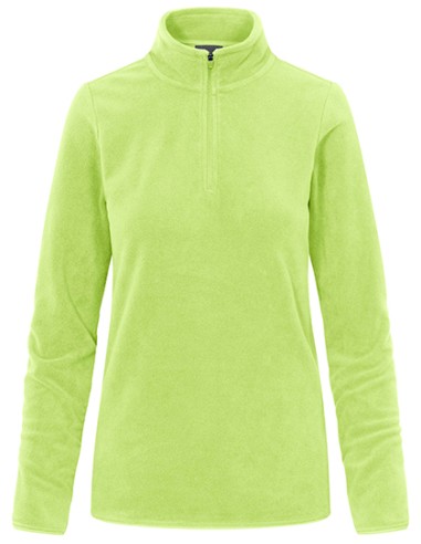 PRM-7925-Womens Recycled Fleece Troyer
