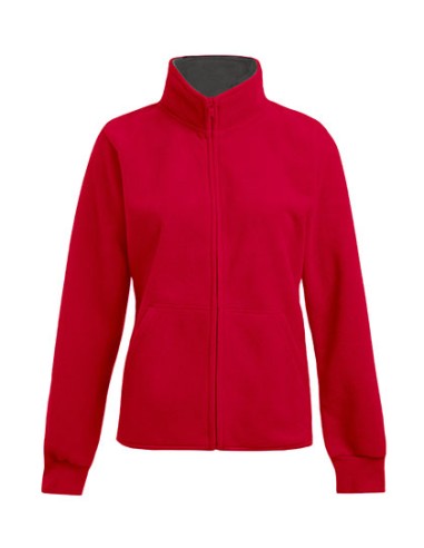 PRM-7985-Womens Double Fleece Jacket
