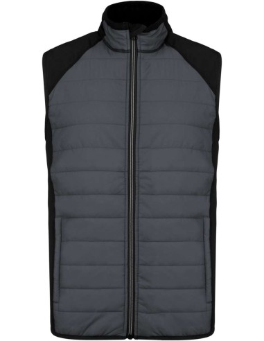 PRO-PA235-DUAL-FABRIC SLEEVELESS SPORTS JACKET