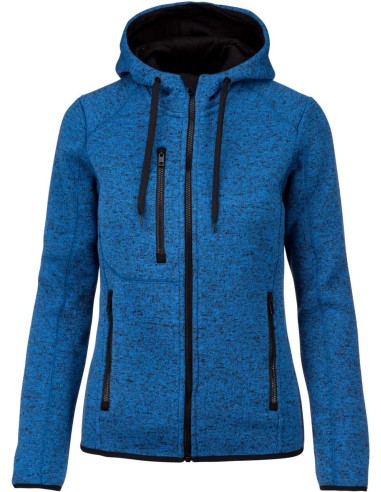 PRO-PA366-LADIES’ HEATHER HOODED JACKET