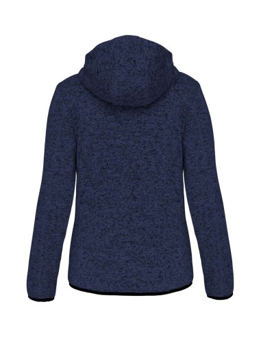 PRO-PA366-LADIES’ HEATHER HOODED JACKET