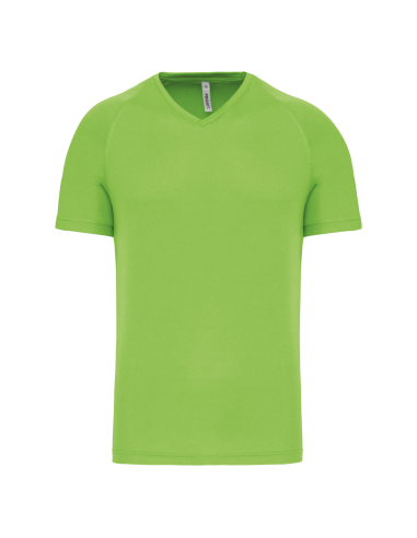 PRO-PA476-MEN’S V-NECK SHORT-SLEEVED SPORTS T-SHIRT