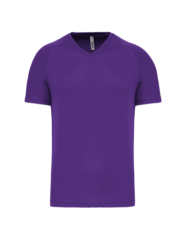 PRO-PA476-MEN’S V-NECK SHORT-SLEEVED SPORTS T-SHIRT