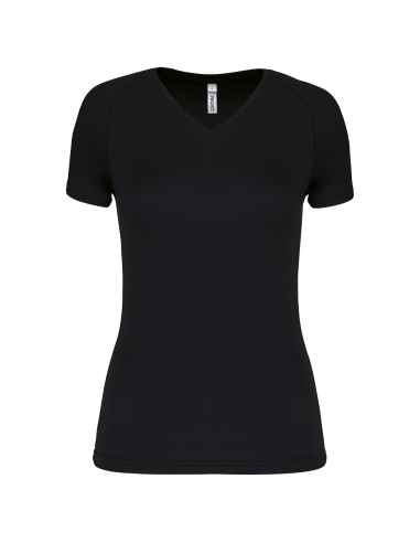 PRO-PA477-LADIES’ V-NECK SHORT-SLEEVED SPORTS T-SHIRT
