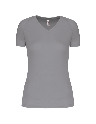 PRO-PA477-LADIES’ V-NECK SHORT-SLEEVED SPORTS T-SHIRT