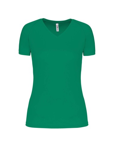 PRO-PA477-LADIES’ V-NECK SHORT-SLEEVED SPORTS T-SHIRT