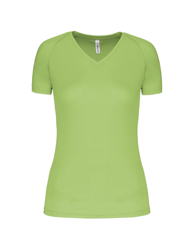 PRO-PA477-LADIES’ V-NECK SHORT-SLEEVED SPORTS T-SHIRT