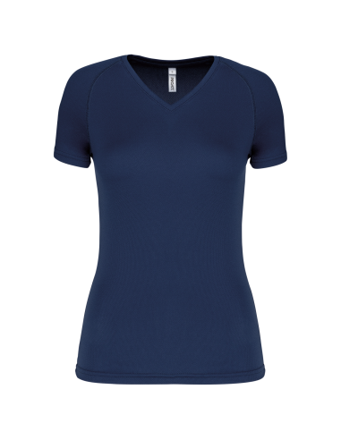 PRO-PA477-LADIES’ V-NECK SHORT-SLEEVED SPORTS T-SHIRT