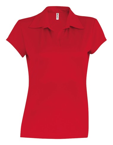 PRO-PA483-Polo sport manches courtes femme