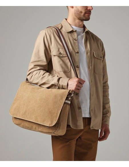 QUA-QD610-Vintage Canvas Despatch Bag