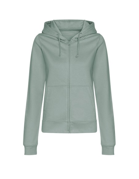 A-JH50F-Sweat zippé universitaire femme