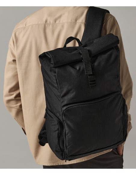 QUA-QD995-Q-Tech Charge Roll-Top Backpack