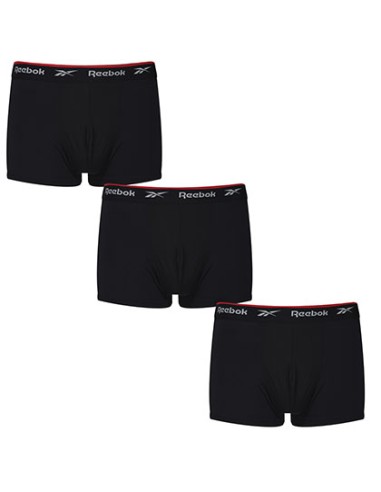 REE-U5-C8260-RBK-Mens Short Sports Trunk - Redgrave (3 Pair Pack)