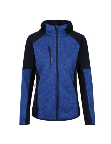 REG-TRF621-WOMEN'S X-PRO COLDSPRING II HYBRID PERFORMANCE STRETCH HOODED FLEECE JACKET