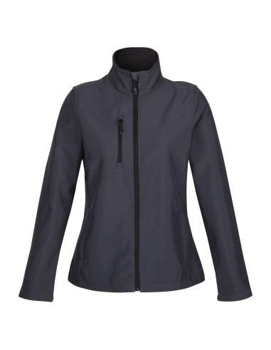 REG-TRA616-WOMEN'S HONESTLY MADE RECYCLED PRINTABLE SOFTSHELL JACKET