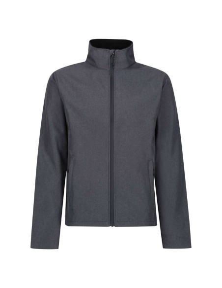 REG-TRA698-LIMESTONE MARL PRINTABLE SOFTSHELL JACKET