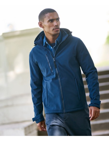 REG-TRA701-Venturer 3-Layer Printable Hooded Softshell Jacket