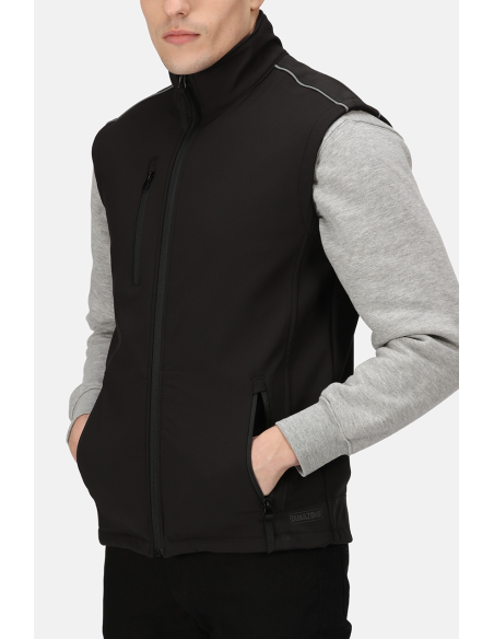 REG-TRA813-SANDSTORM - SOFTSHELL RIPSTOP BODYWARMER