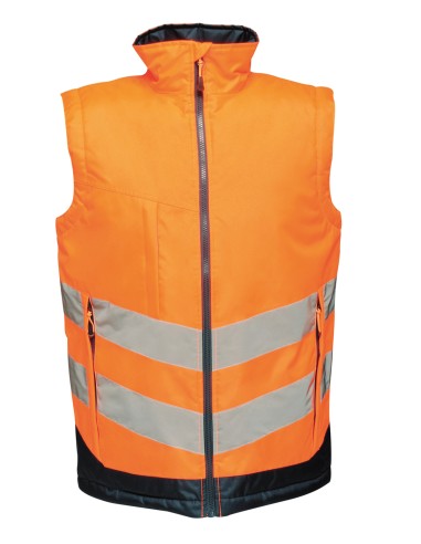 REG-TRA840-Bodywarmer pro haute visibilité