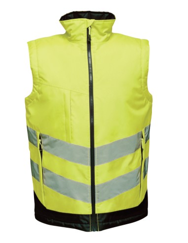 REG-TRA840-Bodywarmer pro haute visibilité