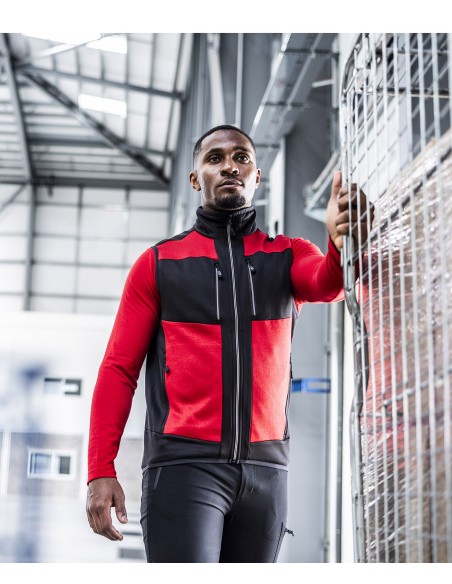 REG-TRA914-E-volve Unisex Knit Effect Stretch Bodywarmer