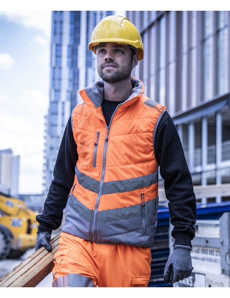 REG-TRB202-Hi-Vis 2-Tone Thermal Baffle Bodywarmer