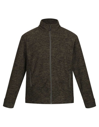 REG-TRF603-THORNLY MEN - FULL ZIP MARL FLEECE