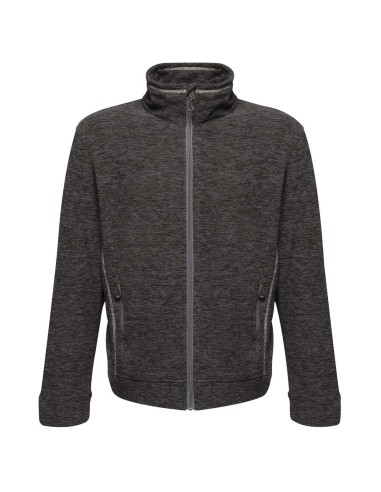 REG-TRF603-THORNLY MEN - FULL ZIP MARL FLEECE