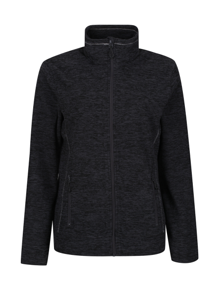 REG-TRF604-THORNLY WOMEN - FULL ZIP MARL FLEECE