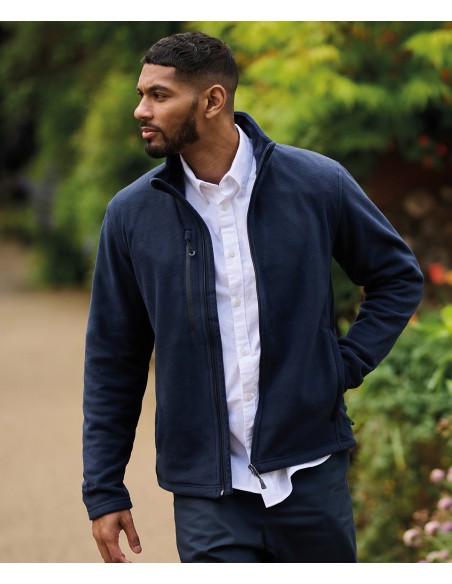 REG-TRF618-Honestly Made Recycled Full Zip Fleece Jacket
